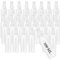ZEONHEI 40 Pieces 100ml Spray Bottle, Portable Clear Empty Fine Mist Sprayer Container Set, Plastic Refillable Spray Bottle for Travel
