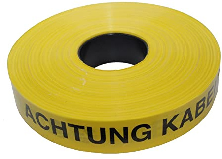 Fluid 20002 Road Warning Tape Length 250 m Print Warning Cable