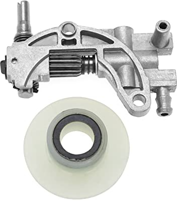 VGOL Kettensägen Ölpumpen Schneckengetriebe Kit Kompatibel mit 5200 4500 5800 58cc 52cc 45cc Chinesischen Kettensägen Ersatzteilen