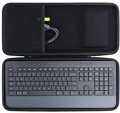 co2CREA Hülle für Logitech Signature K650 Comfort Kabellose Tastatur und Maus - Schutzhülle Case Tasche