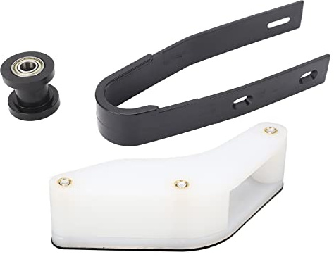Protector de Brazo Basculante de Cadena, Kit de Rodillo Tensor de Cadena Duradero de 10mm Guía de Cadena Resistente para CRF50 XR50 SSR TTR