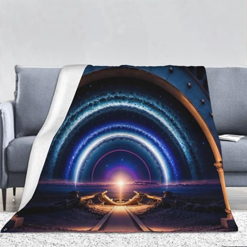 3D Astronomie Weltraum Kuscheldecke Flauschig Flanell Traum Decken Wohndecke Flanelldecke Sofadecke Couchdecke Geschenke für Kinder Erwachsener Decke 180x200cm