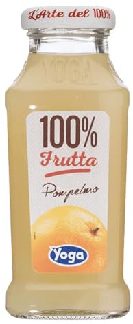 Yoga Succo di Frutta Pompelmo Arte 100% Confezione da 12 Bottiglie da 200 ml