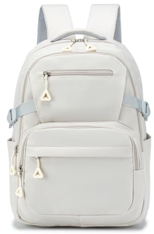 YOODI British Airways 40x30x15 Handgepäck Rucksack Wasserdicht Reiserucksack Handgepäck Flugzeug Schulrucksack Laptop Rucksack 14 Zoll Carry On Luggage Cabin Bag für Damen Herren, Weiß