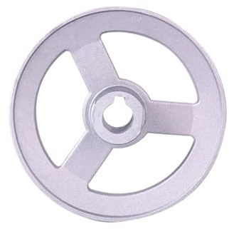 Keilriemenscheibe Riemenscheibe Nähmaschine Aluminium-Riemenscheibe 45-120mm Massives hohles Timming-Transferrad Nähmaschinen-Ersatzteile(110MM)