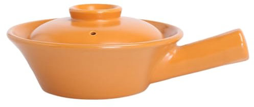 Amosfun Petite Cocotte En Céramique Haute Température Pour Maison Marmite En Terre Cuite Avec Couvercle Sans Danger Pour Les Aliments Pour Bébé Idéale Pour La Cuisinière