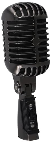MQODLFP Microfono vocale dinamico retrò classico professionale Swing Mic per performance live karaoke