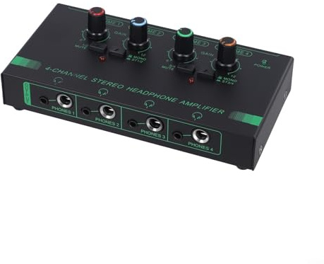 Amplificateur de casque de studio, design ultra compact, 46 canaux, large compatibilité (4 canaux)