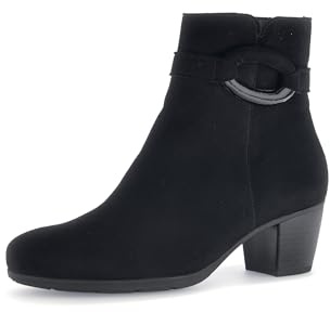 Gabor dam Chelsea Boots, stövletter, ankelstövlar, bästa passform, Svart 17, 39 EU