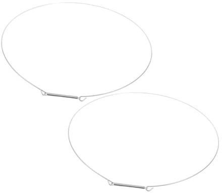 KONTONTY Türdichtungsklemmen 36cm aus Stahldraht 2 Stück Breite Kompatibilität Einfache Montage für Waschmaschinen für Frontlader Waschmaschinentüren