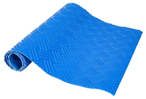 Schwimmbadleitermatte | Poolleiter Matte | Poolmatten Schutzboden Blau Schwimmleitermatte mit Rutschfester Textur | Pooltreppe für Aufstellpool Zubehör für Badezimmer, Treppe