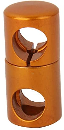 Outdoor Aluminium-Zeltstange, Crossover-Klemme, Schnalle, Befestigungsclip, goldfarben