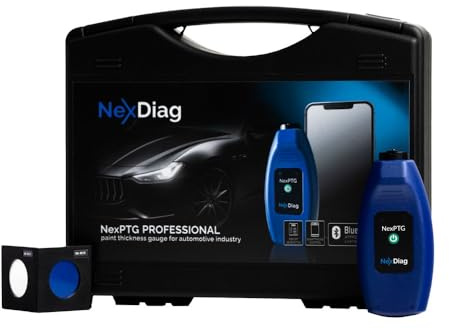 NexPTG Professional Lackmätare med iOS Android-app | professionell billacktjocklek testare | kulsond | lackbeläggningsmätning