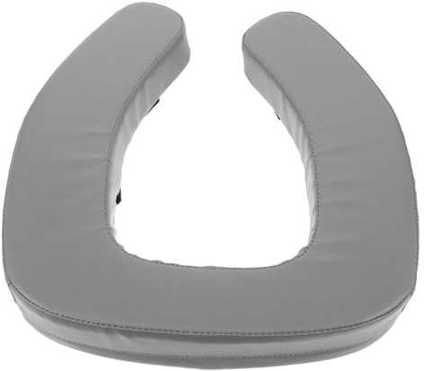 VICASKY Rialzo Wc Morbido Cuscino Spugna e Pu per Anziani e Disabili, Design Rialzato per Bagno Familiare, Seduta Confortevole