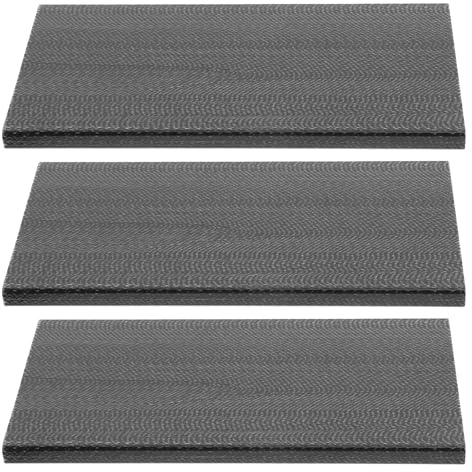NIYANGLE Spring Plate Replacement Pads Fiberglass 3pcs for High-efficiency Shock Absorption and Rays Resistance, Universal 4.9x2.4x0.2 Patio Chair Rocker for Outdoor Furniture and