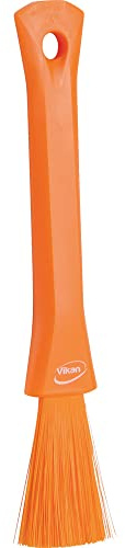 Vikan 5551307 UST Detail Brush, 30mm Soft Bristles, Orange – FDA Compliant, Ultra Safe Technology, Food Grade Cleaning Brush for Detail & Allergen-Sensitive Areas