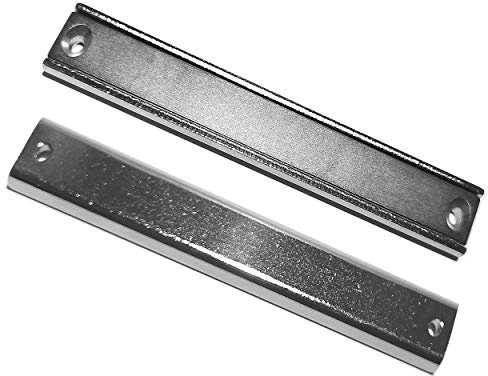 LeBigMag® | 2 extrem Starke Neodym Mini Magnetleisten | 8 cm lang | 1,35 cm breit | 33 kg Haftkraft | zum anschrauben