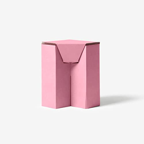 ROOM IN A BOX | Hocker | Nachttisch | Beistelltisch (Rosa) | Platzsparend faltbar | minimalistisches Design | Made in Germany