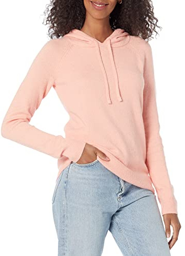 Amazon Essentials Pull à Capuche Doux Au Toucher Femme, Pêche, S