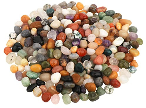 NKlaus 11099 - 900 g, pietre preziose, 5 – 10 mm, mix di pietre naturali indiane