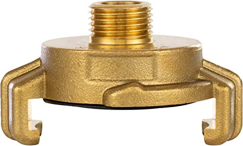 Poppstar Messing Schnellkupplung 1/4 Zoll Außengewinde (G 1/4-Gewinde auf Klauenkupplung)