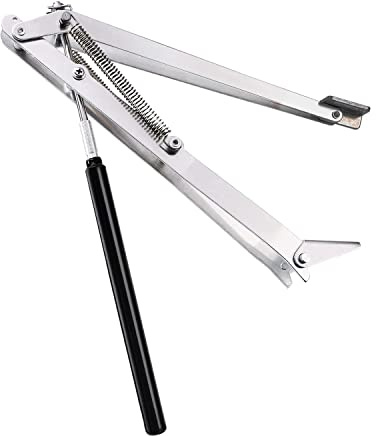 Ansobea 1×Automatischer Fensteröffner Gewächshaus 14 kg Hubkraft Doppelte Feder Gewächshaus Fensteröffner Hubhöhe 45cm Automatischer Fensteröffner für Gewächshäuser