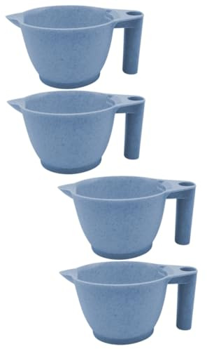 Housoutil 4pezzi Ciotole Per Tinta Professionali Ciotole Miscelazione Per Colorazione Design Per Parrucchieri e Facili e Resistenti