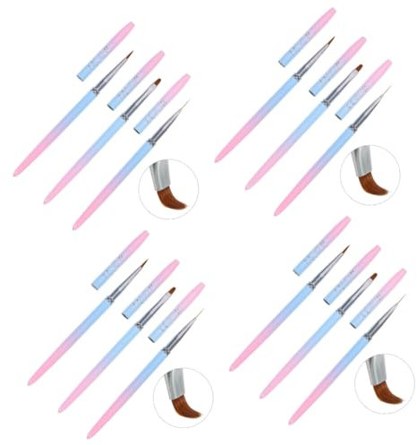 FRCOLOR 12stücke Teiliges Nail Art Professionelle Nagelmalstifte Mit Liner Dotting Und Universalmesser Für Kreative Nail Art Designs Für Maniküre Zu Hause