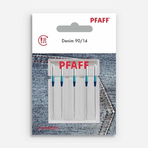 PFAFF 5 Nähmaschinennadeln 130/705H Stärke 90 für Jeans/Denim