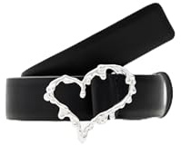 Desigual BELT_HEART, 2000 BLACK, 90