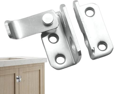 Tür-Vorhängeschloss, Türriegel aus Edelstahl,Diebstahlsicherer Tür-Sicherheitsriegel - Diebstahlsicherer Riegel im exquisiten Design für Schranktüren, Schranktüren und Schiebetüren