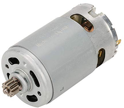 Industria del motore DC, RS550 a due velocità a 12 denti Motore spazzolato Trapano elettrico Micromotore, per trapani elettrici, giocattolo elettrico auto bambini moto (21 V)