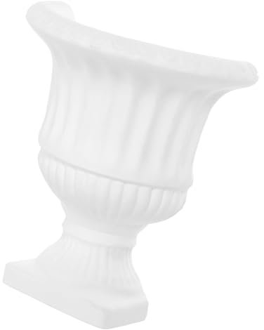 ifundom Wandmontierte Gypsum Blumenvase Im Vintage-Stil Halbvase Für Blumenarrangements Ästhetische Wanddeko Für Innenräume Leicht Tragbar Und Vielseitig Für Verschiedene Wohnstile