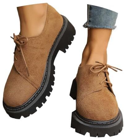 Bastwahl Trachtenschuhe Herren Sneaker, Trachtenschuhe Damen Herren Haferlschuhe - Elegant Trachten Schuhe Mittelalter Business Outfit fürs Oktoberfest und Feierlichkeiten Coffee 37/EU