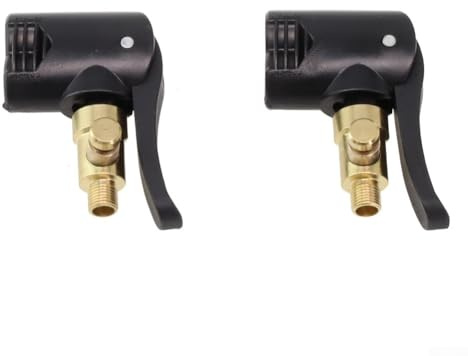 Jotekonoby Ersatz-Pumpenkopf-Pack für Fahrrad und Schrader für Ventile, Doppelkopf, Presta-Fahrrad-Reifenfüller, Adapter für Luft für Pumpen, 2-teilig, kompatibel mit T