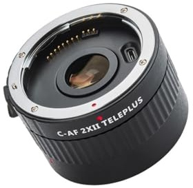 Teleconvertidor de Aumento 2XII con Enfoque automático y Montura for Objetivo, Compatible con Objetivos Canon EOS EF 5D II y 7D DSLR.