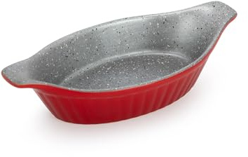 Mini pirofila ceramica 24x11,5x5,5 cm rossa