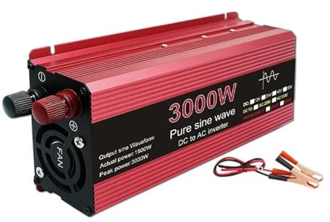 Onda Sinusoidale Convertitore Corrente 1000w 3000w 2200w 1600w Inverter Di Potenza Onda Sinusoidale 12V DC A AC 220V Convertitore Stabilizzatore 24V Solare 50hz 60hz(24V,110V-60HZ,3000W)