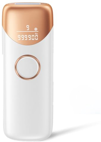 Laser Hair Removal Device, PainlessIce Cooling Functions IPL Hair Removal, 999,900 Flash Lazer Hair Remover for Women and Men, Bikini Line, Underarms, Body