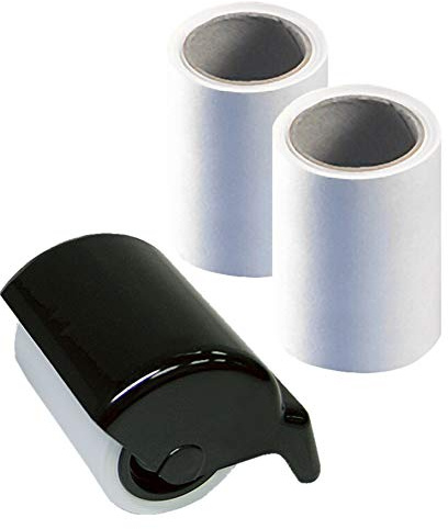 Wedo 80201 rullad svart/sparsats (rullhållare + 2 reservrullar)
