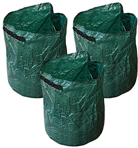 Royal Gardineer Kartoffelpflanzsack: 3er-Set Pflanz-Sack für Kartoffeln & Co., Tragegriffe & Abwasserlöcher (Pflanzenampel, Pflanzenampeln, Ampel)
