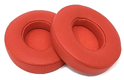 Replacement Earpads Cushion Cover for Beats Solo 2 / Solo 3 Wireless Headphones Solo3 (Red)