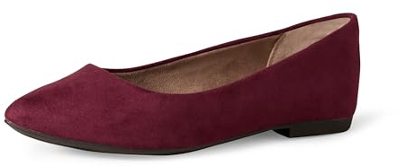 Amazon Essentials Ballerine Basse Donna, Granata, 43 EU Larga