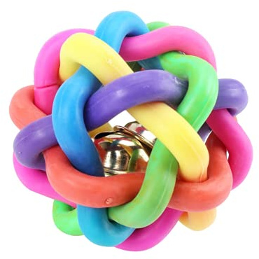 Shanrya Bunter Bell Ball Pet Bite Toy, Pet Puppy Molar Toy Ball, Dog Ball Toys Haustier Hund Ball Spielen Welpen Spielzeug Welpen Haustier für Hund für Katze