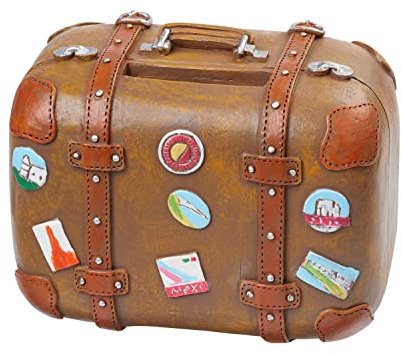 Hobbyfun Miniatur Koffer Reisekasse, ca. 8 x 5 x 6 cm