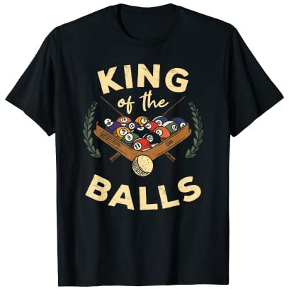 Funny Billard Neuheit Geschenke Pool Players Apparel Snooker T-Shirt
