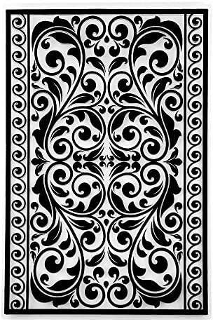 Ideen mit Herz Prägeschablone, Ornamentik 16, 14,5cm x 9,5cm