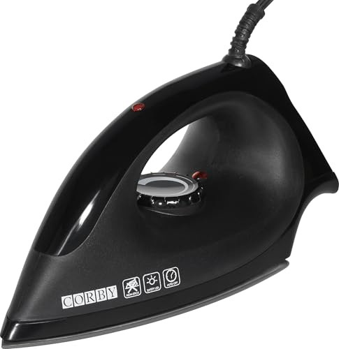 Corby Sherwood Trockenbügeleisen, 1200 W, Schwarz, EU-Stecker