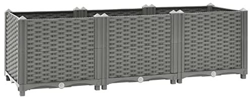 Lechnical Vegetable Planter,Raised Beds For Garden,Raised Garden Kits,Raised Bed 120x40x38 cm Polypropylene