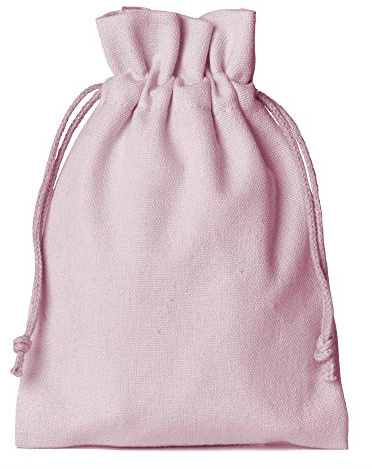 5 Baumwollsäckchen, Baumwollbeutel zum Zuziehen - 40x30 cm - Geschenkverpackung, Ostern, Geburtstag, Dekoration, Aufbewahrung, Spielzeug, Geschenkbeutel, Stoffsäckchen (rosa)